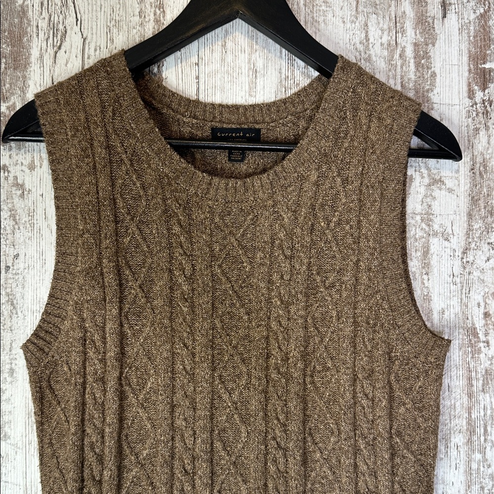 Current Air x Anthropologie Cable-Knit Midi Dress & Shrug Set Size M - Picture 6 of 15